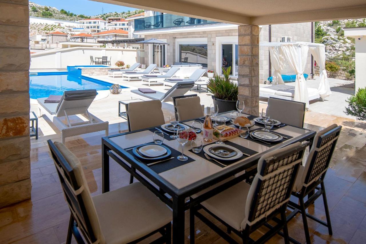 Luxury Villa Miriam With Private Pool And Jet Pool Near Dubrovnik Ivanica Exterior foto